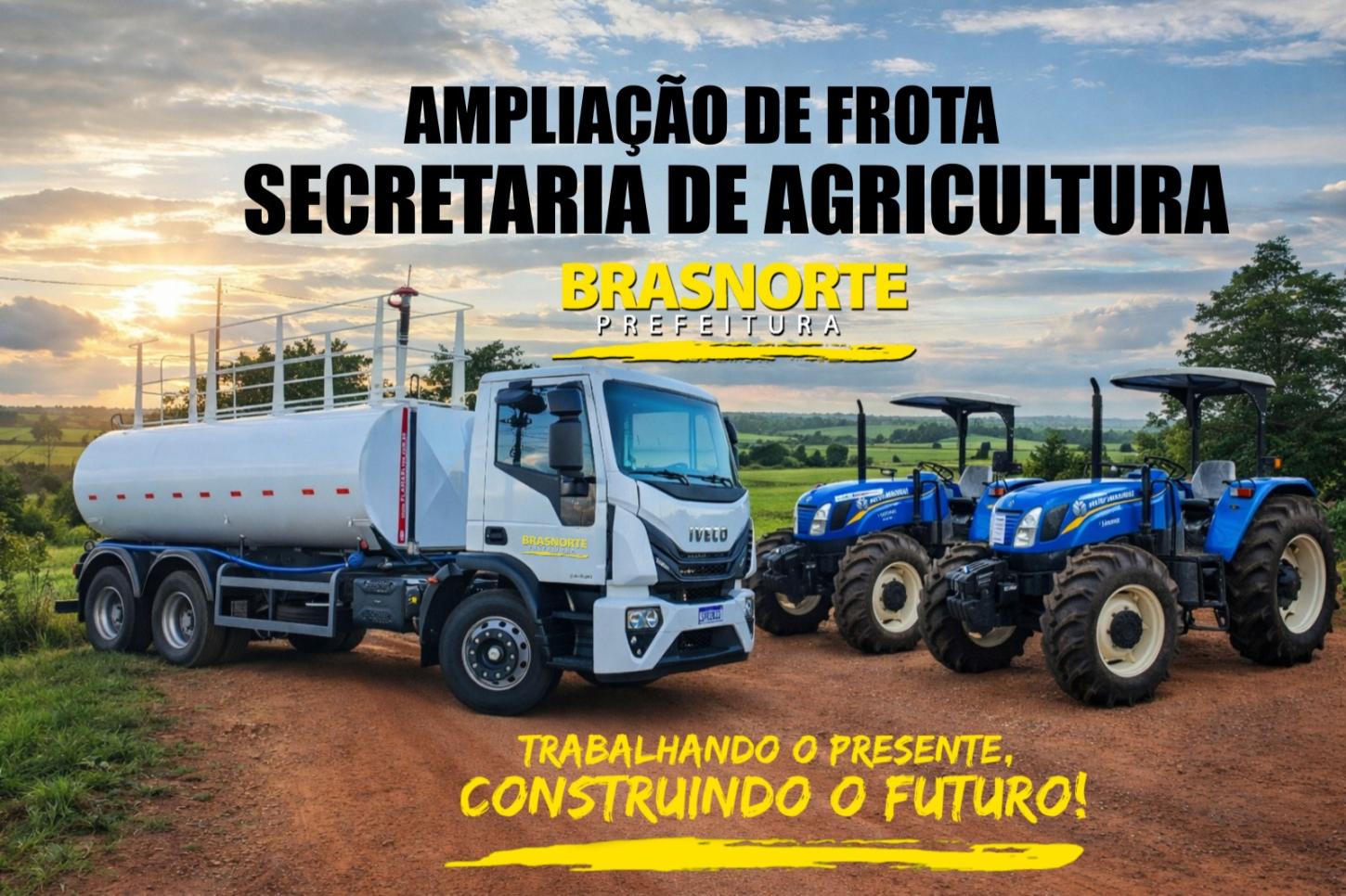 Brasnorte recebe três novos veículos para fortalecer atendimento ao produtor rural