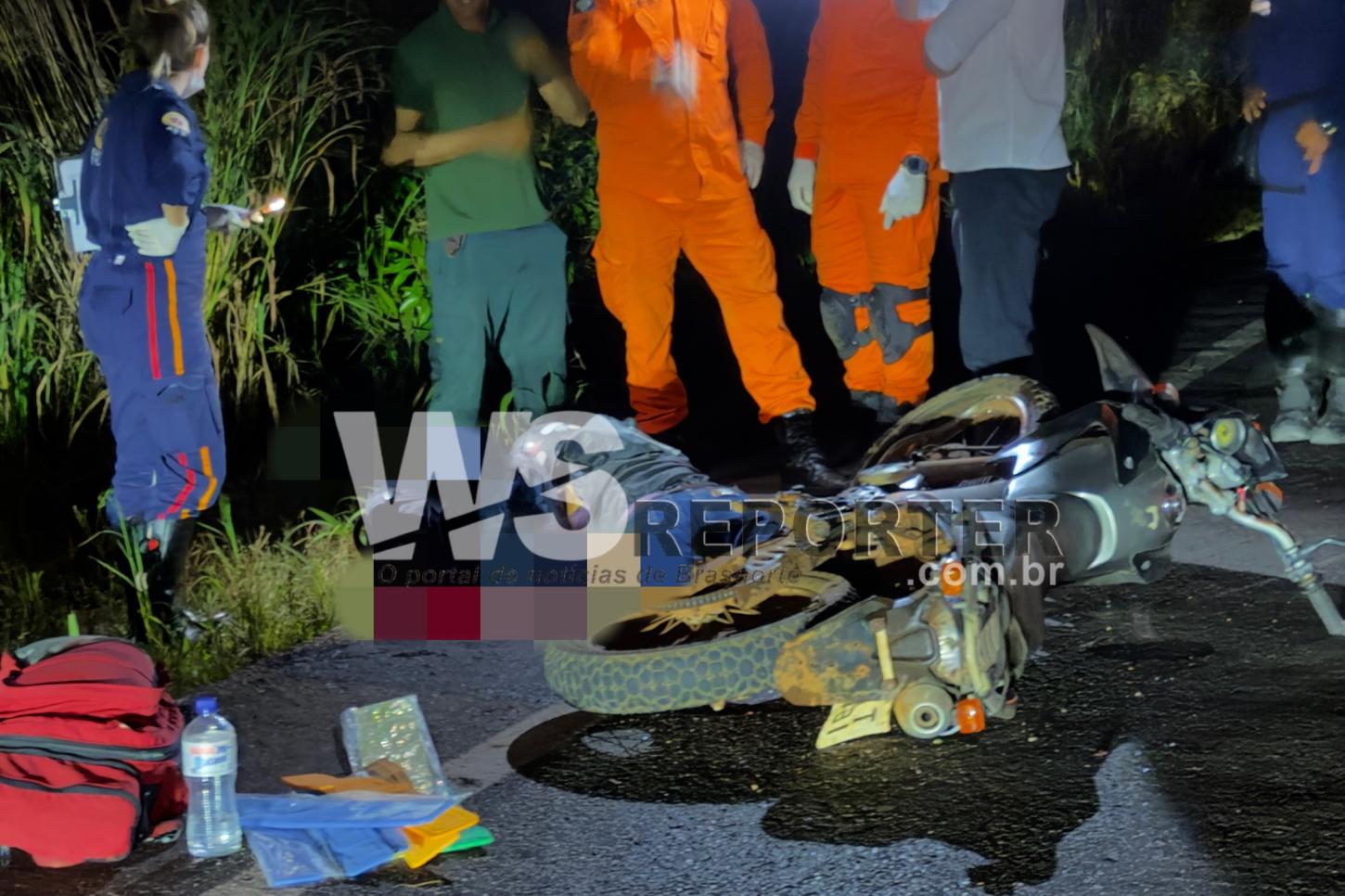 Motociclista morre em acidente com carreta na MT-170 entre Brasnorte e Juína