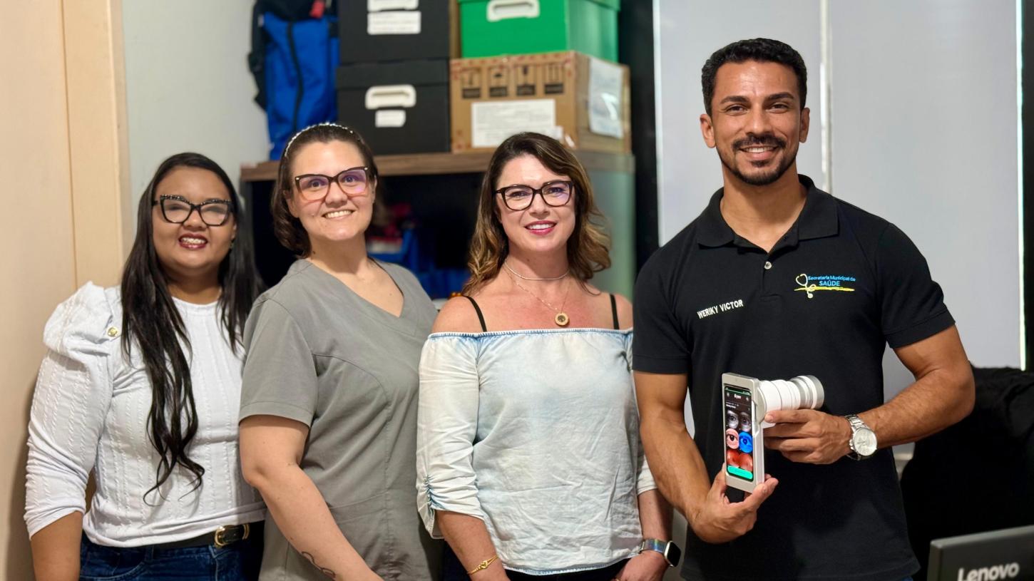 SEMANA DIGITAL DA SAÚDE TEM INÍCIO COM MUTIRÃO DE RETINOGRAFIA EM BRASNORTE