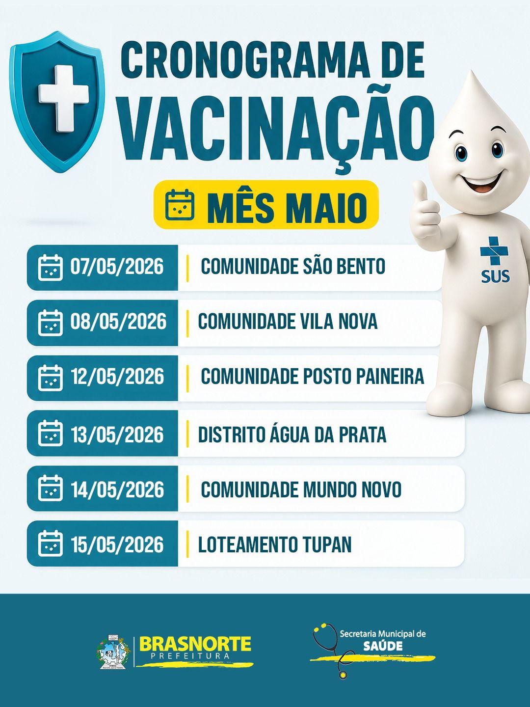 calendario vacinação