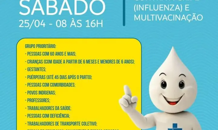 Brasnorte realiza Dia D de Vacinação contra gripe e amplia cobertura de imunização neste sábado